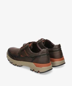 Hombre Fluchos Zapatos casual F1843 en nobuck marrón