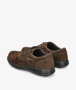 Hombre Imac Zapatos casual 851309 en nobuck marrón