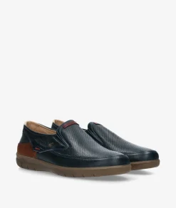 Hombre LUISETTI Zapatos casual 32310 NA en marino