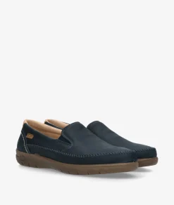 Hombre LUISETTI Zapatos casual 39502 NO en nobuck