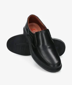 Hombre LUISETTI Zapatos casual 33650 ST en negro