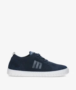 Hombre Mustang Zapatos casual 84801 en azul marino
