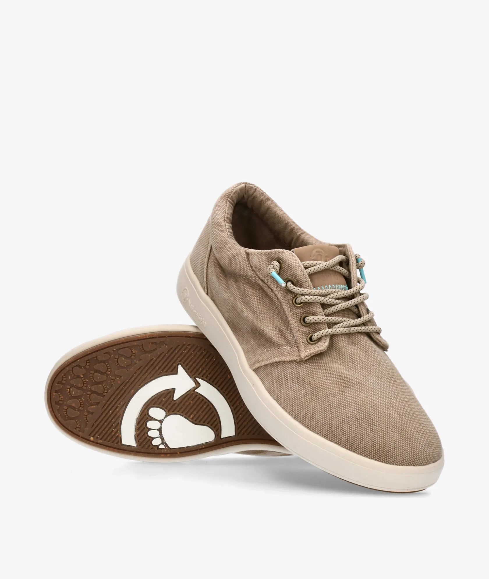Hombre Natural World Zapatos casual 8410E FINCH en topo