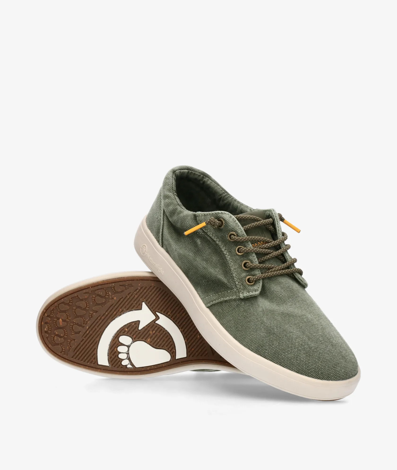 Hombre Natural World Zapatos casual 8410E FINCH en caki