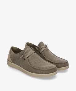 Hombre Skechers Zapatos casual 66387 en topo