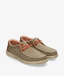 Hombre Walk in Pitas Zapatos casual WP150 STEVE en topo