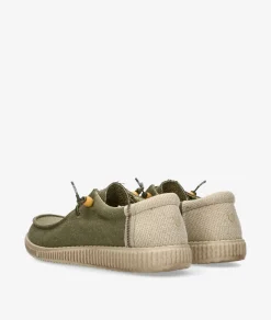 Hombre Walk in Pitas Zapatos casual WP150 RYAN en caki