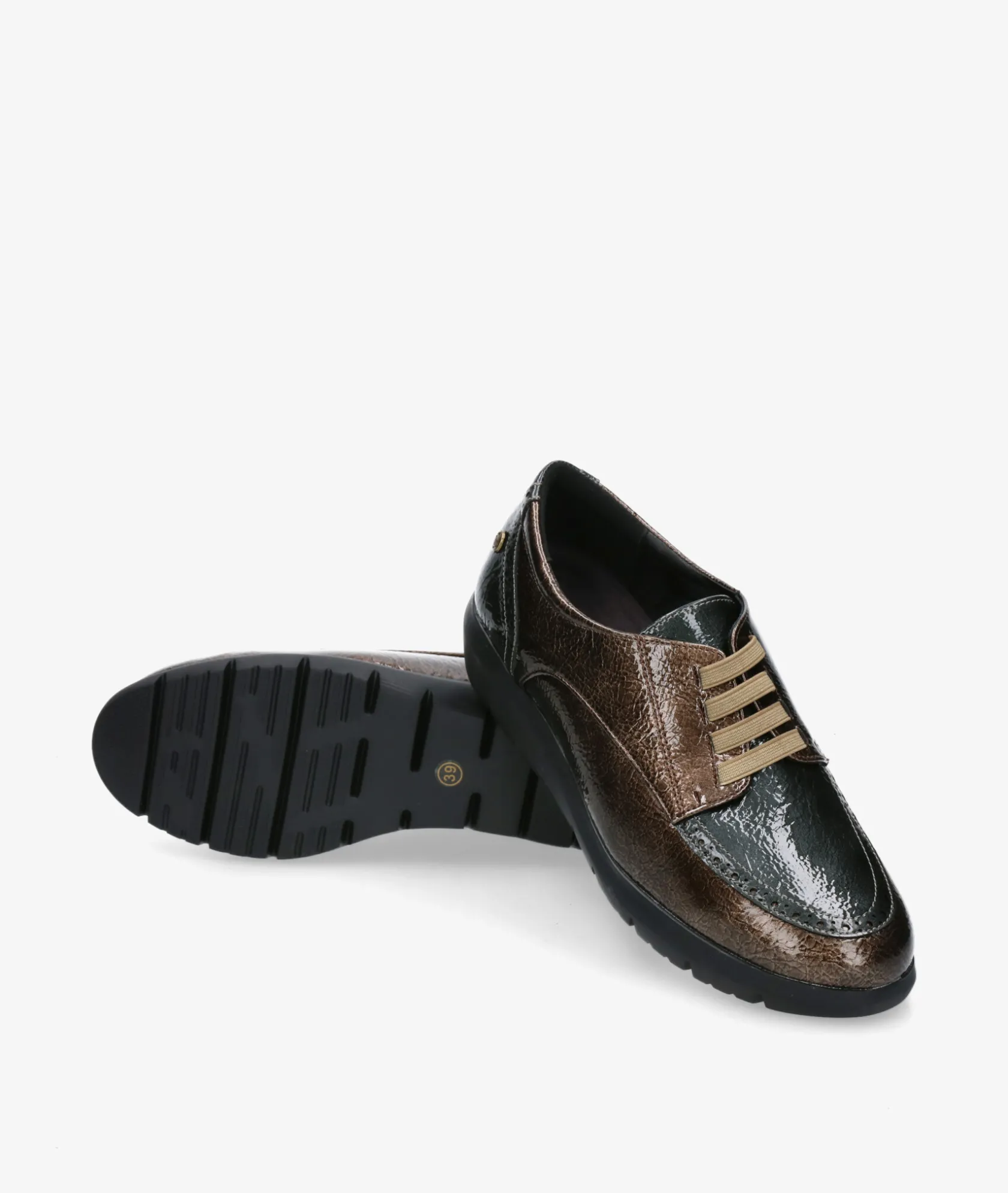 Mujer Amarpies Zapatos confort 29308 en charol