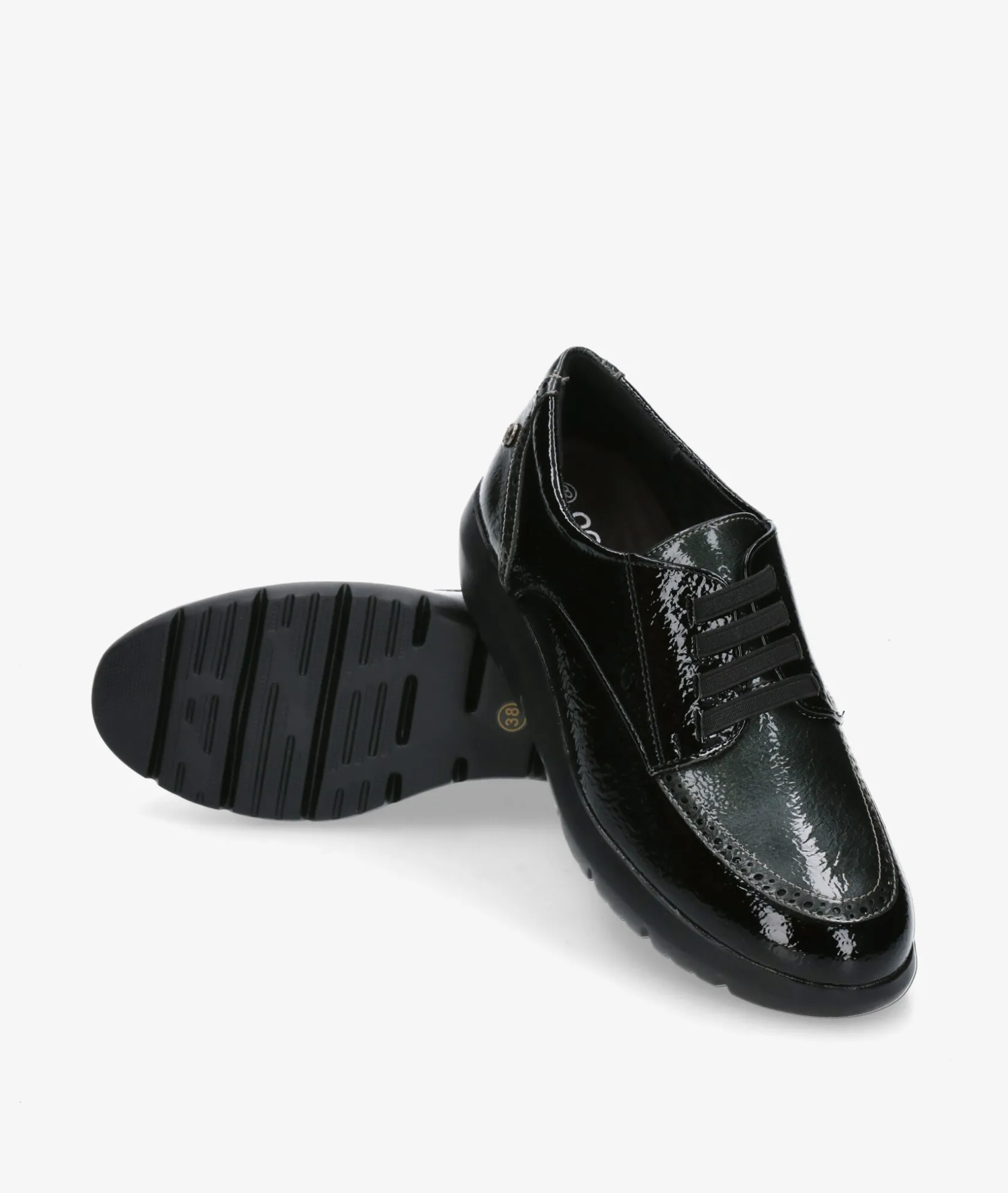 Mujer Amarpies Zapatos confort 29308 en charol