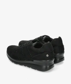 Mujer Amarpies Zapatos confort 27000 en negro