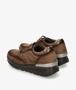 Mujer Amarpies Zapatos confort 29393 en topo