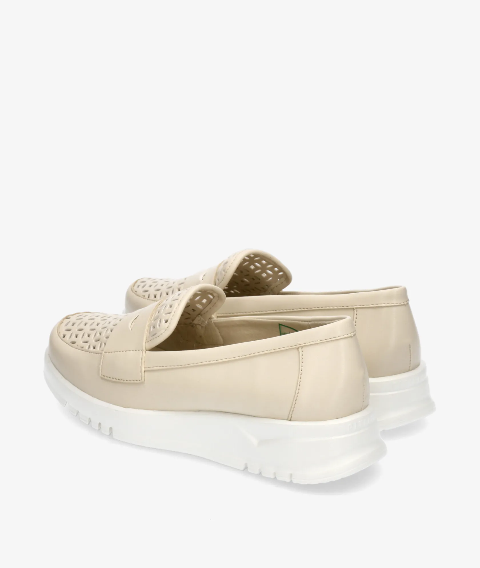 Mujer Pitillos Zapatos confort 20304 en beige