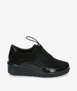 Mujer St Gallen Zapatos confort St. Gallen ALIDA 22-10-20593 en negro