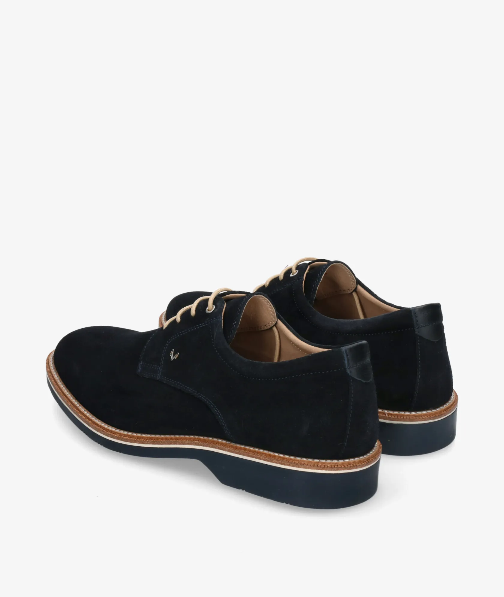Hombre pabloochoa.shoes Zapatos de vestir MARTINELLI 1689-2889 en serraje azul
