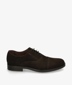 Hombre pabloochoa.shoes Zapatos de vestir 7012 en serraje marrón