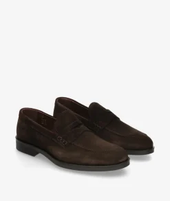 Hombre pabloochoa.shoes Zapatos de vestir 4000 en serraje marrón