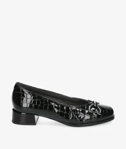 Mujer Pitillos Zapatos de vestir 10113 en charol negro