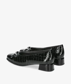 Mujer Pitillos Zapatos de vestir 10113 en charol negro
