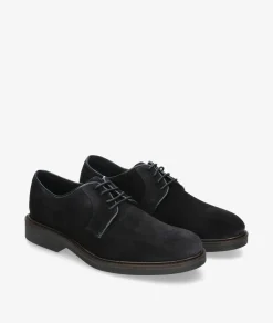 Hombre Traveris Zapatos de vestir 28751 en serraje azul