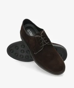 Hombre Traveris Zapatos de vestir 28751 en serraje marrón