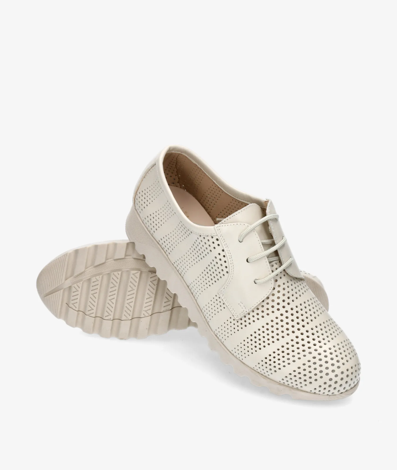 Mujer Kénnebec Zapatos inglés 8210 PICADO TAIPAN en hueso