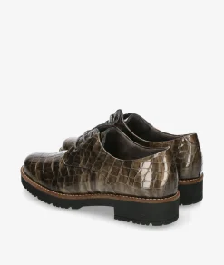 Mujer Pitillos Zapatos inglés 10771 en charol