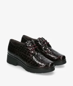 Mujer Pitillos Zapatos inglés 10751 en coco