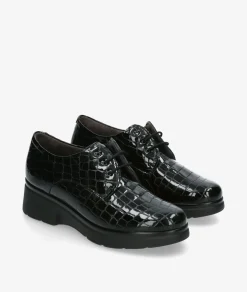 Mujer Pitillos Zapatos inglés 10751 en coco