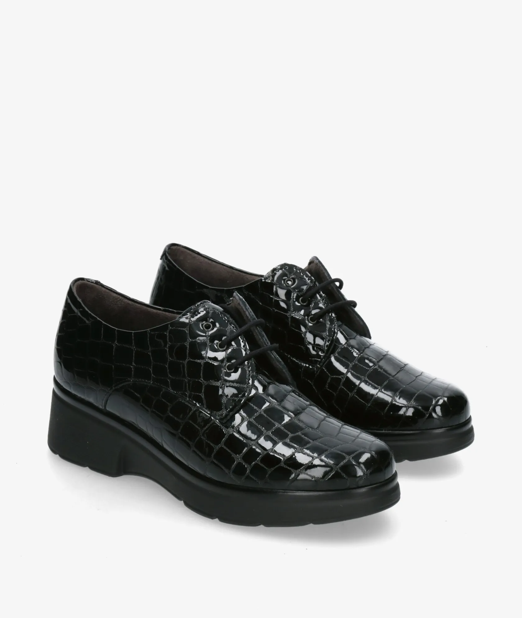 Mujer Pitillos Zapatos inglés 10751 en coco