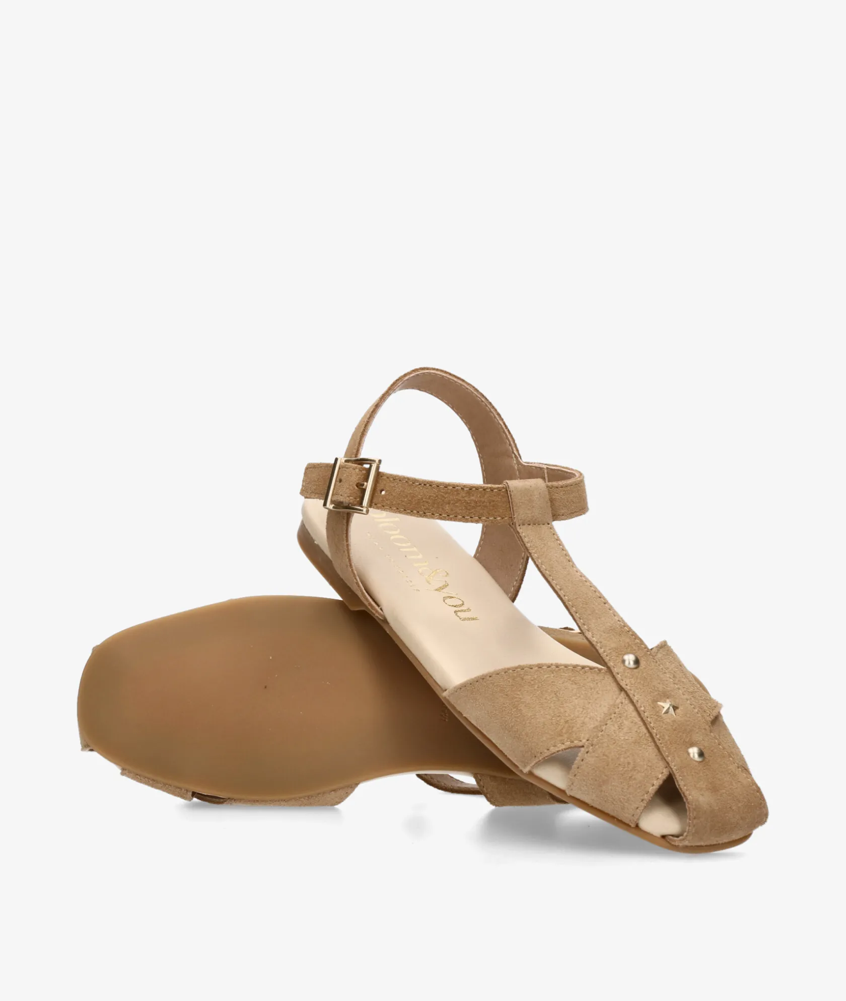 Mujer bloom&you Zapatos planos bloom&you CARMINA en serraje taupe