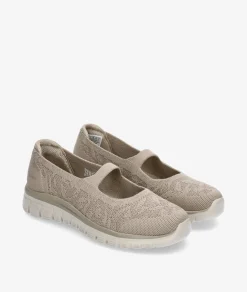Mujer Skechers Zapatos 100966 en topo