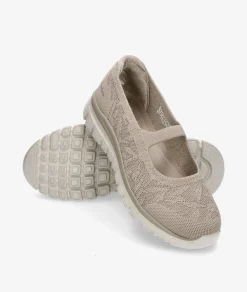 Mujer Skechers Zapatos 100966 en topo