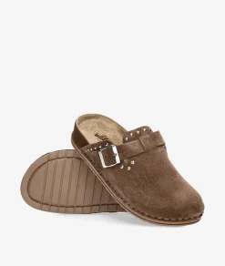 Mujer Walk & Fly Zapatos Walk & Fly 7447-50561 en serraje taupe