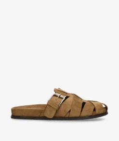 Mujer pabloochoa.shoes Zuecos CORINA M6412 en camel