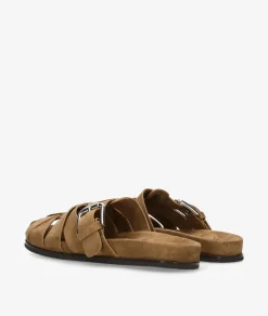 Mujer pabloochoa.shoes Zuecos CORINA M6412 en camel