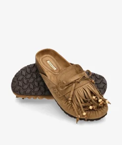 Mujer pabloochoa.shoes Zuecos CORINA M6000 en camel