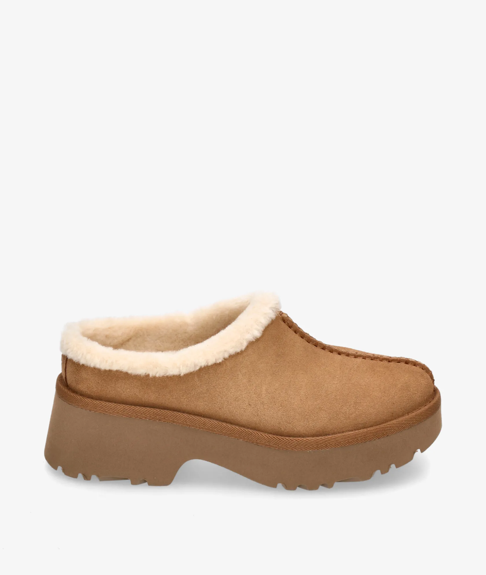 Mujer UGG Zuecos NEW HIGHTS COZZY CLOG en cuero