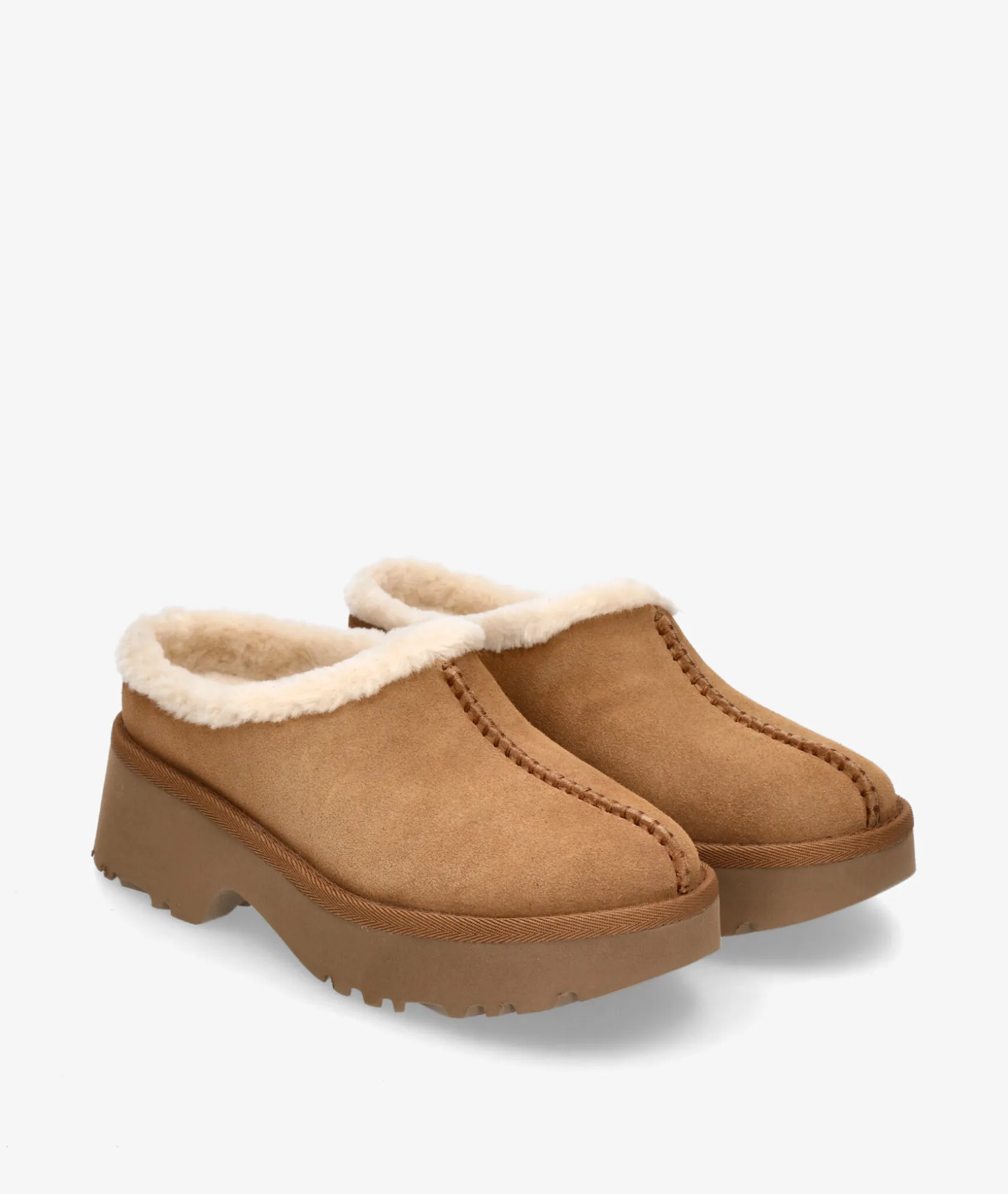 Mujer UGG Zuecos NEW HIGHTS COZZY CLOG en cuero